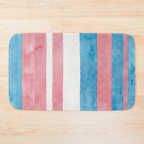 Item preview, Subtle Transgender Pride Flag Colors - Abstract Watercolor Stripes designed and sold by Cannaxes Studio.
