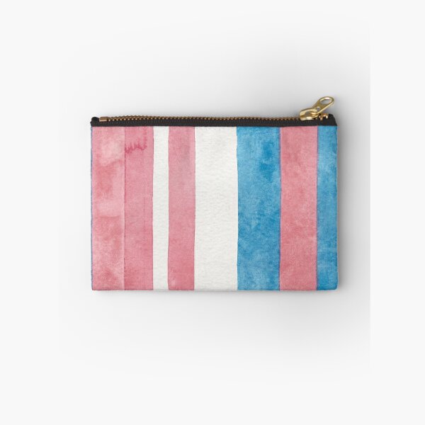 Item preview, Subtle Transgender Pride Flag Colors - Abstract Watercolor Stripes designed and sold by Cannaxes Studio.