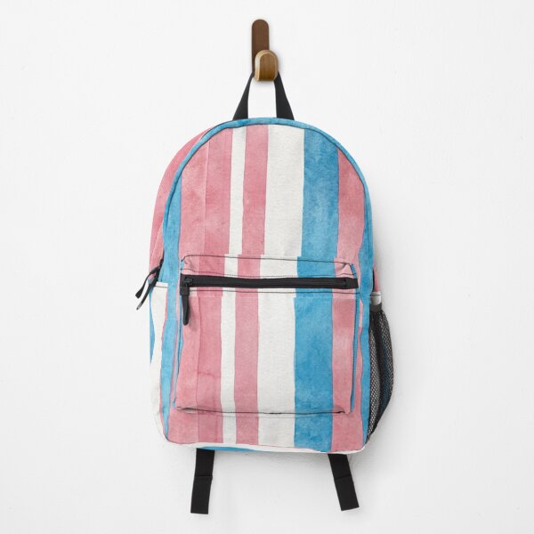 Item preview, Subtle Transgender Pride Flag Colors - Abstract Watercolor Stripes designed and sold by Cannaxes Studio.