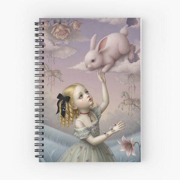 Item preview, Small Impossible Encounters. Dark Whimsical Doll ✦ Lowbrow Pop Surrealism Art Print designed and sold by Piagor.