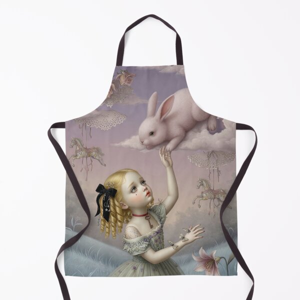 Item preview, Small Impossible Encounters. Dark Whimsical Doll ✦ Lowbrow Pop Surrealism Art Print designed and sold by Piagor.