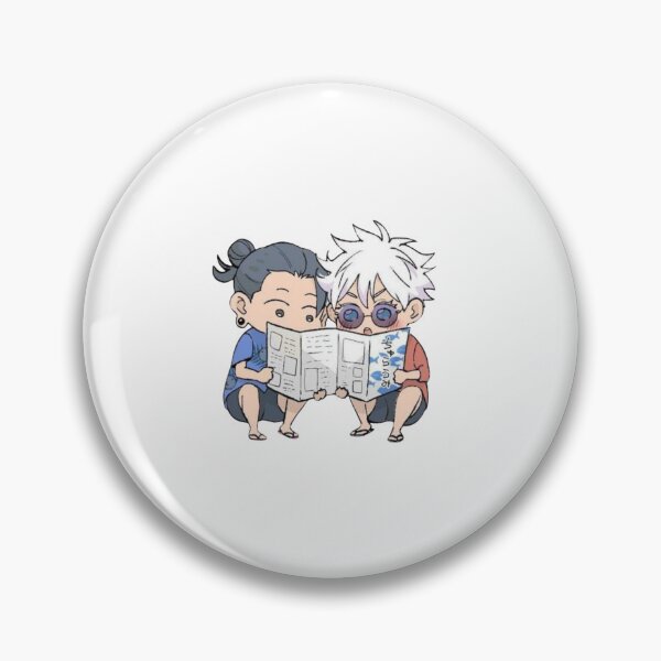 Item preview, Beach Day Gojo and Geto Chibi designed and sold by LesageSecond.