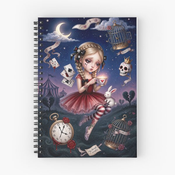 Item preview, Memories That Bleed – Pop Surrealism Art, Gothic Cute Girl, Dark Whimsical Illustration designed and sold by Piagor.