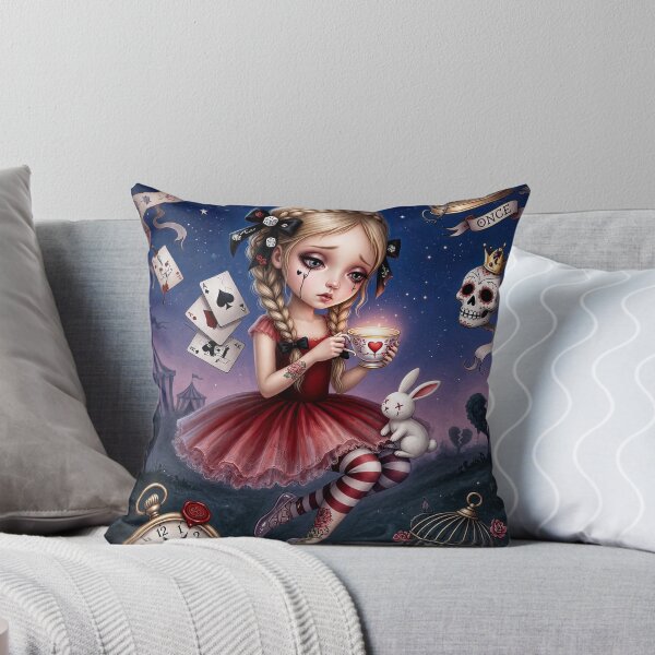 Item preview, Memories That Bleed – Pop Surrealism Art, Gothic Cute Girl, Dark Whimsical Illustration designed and sold by Piagor.