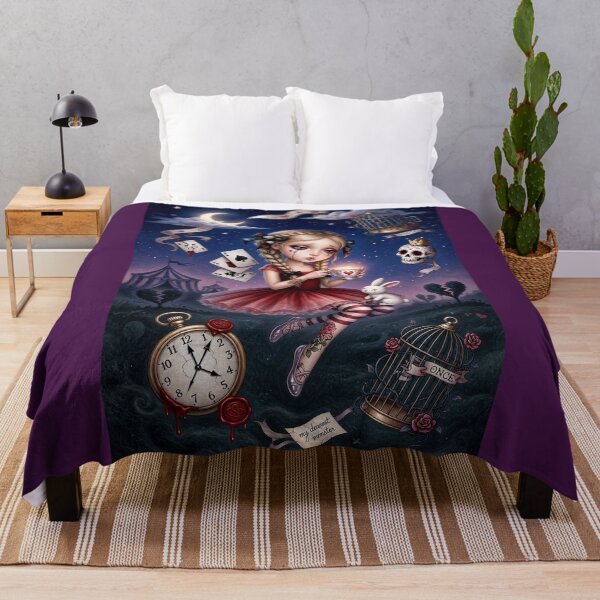 Item preview, Memories That Bleed – Pop Surrealism Art, Gothic Cute Girl, Dark Whimsical Illustration designed and sold by Piagor.