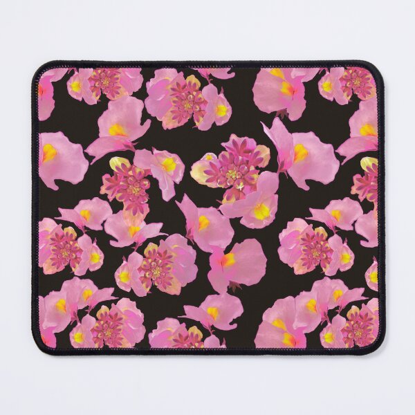 Item preview, Warm Magenta Nemesia on Black designed and sold by TerryFarrow4.
