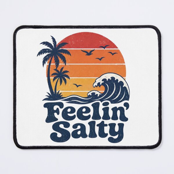 Item preview, Funny Feelin Salty Beach Summer Vacation Vintage 70's Retro designed and sold by clothesy7.