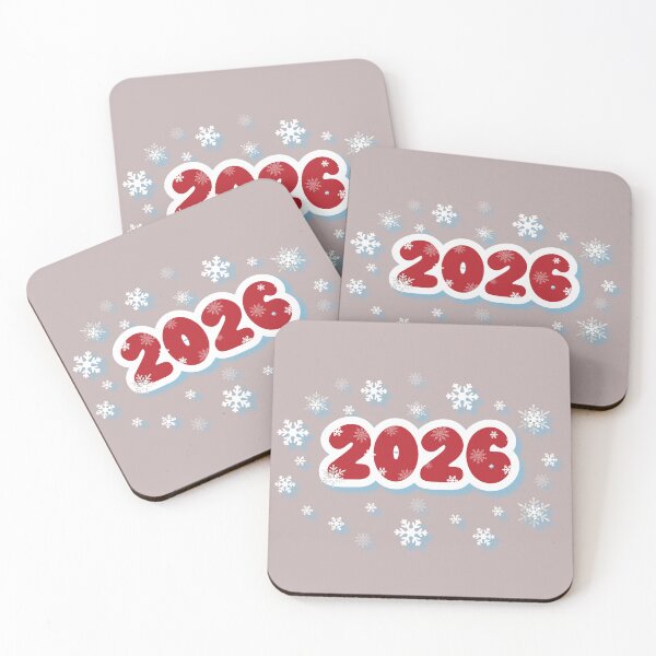 Item preview, Bold 2026 New Year Greeting - Fun Cartoon Style Typography designed and sold by illeN-Art-World.