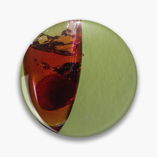Item preview, Red Strawberry Splash in Champagne Glass With Dramatic Liquid Motion on Green Background designed and sold by Nmallia.