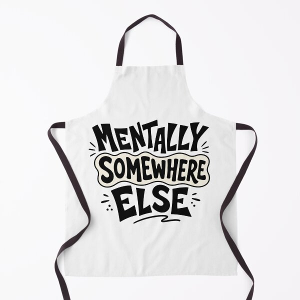 Item preview, Mentally Somewhere Else – Distorted Funny Text Design designed and sold by TommyArt94.