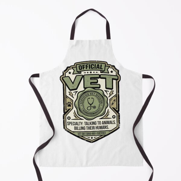 Item preview, Official Vet Badge Talking To Animals Billing Their Humans Funny Vet Gift designed and sold by StillWildink.