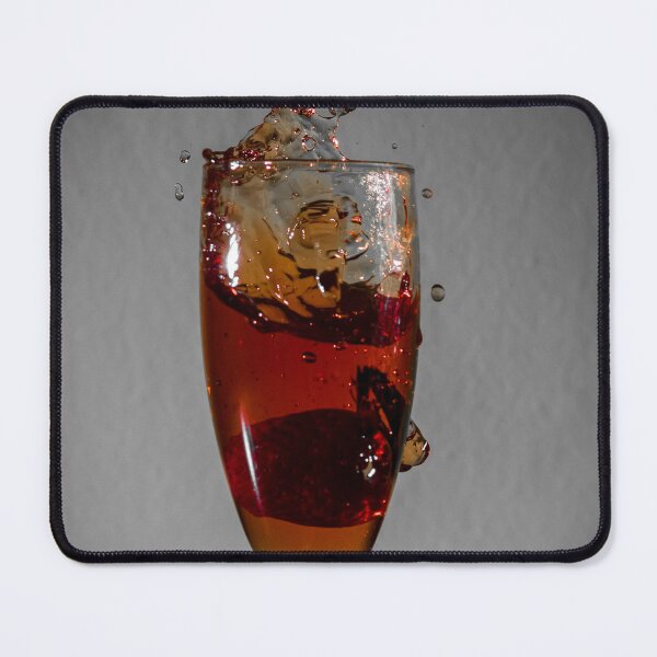 Item preview, Red Beverage Splash in Wine Glass Frozen Motion Dramatic Drink Pour High-Speed Photography designed and sold by Nmallia.