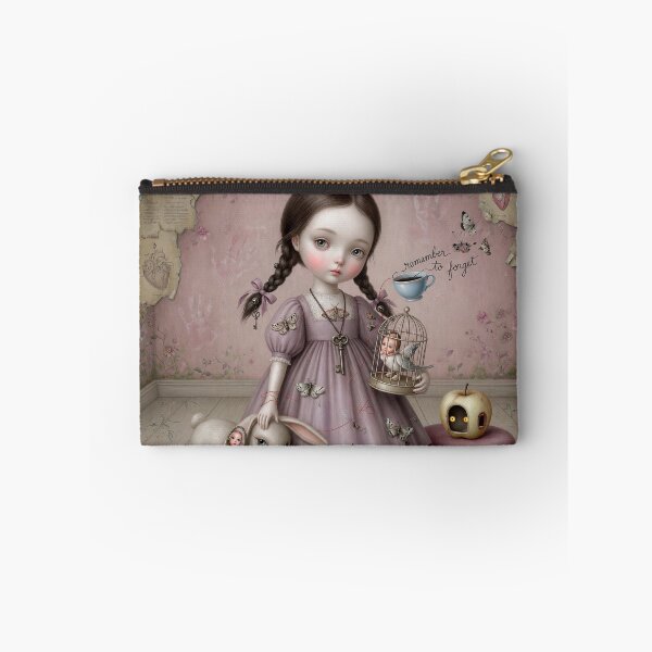 Item preview, emember to Forget – Pop Surrealism Art, Dark Cute Doll, Lowbrow Illustration designed and sold by Piagor.