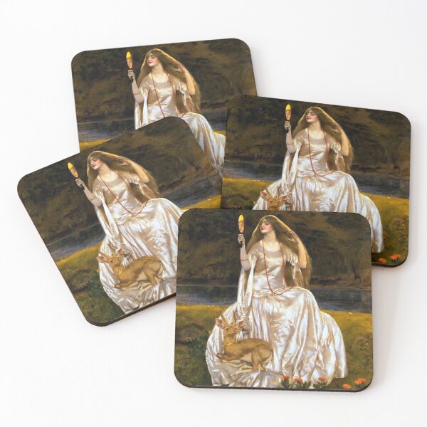 Item preview, The Damsel of the Lake, Called Nimue the Enchantress - Frank Cadogan Cowper designed and sold by forgottenbeauty.