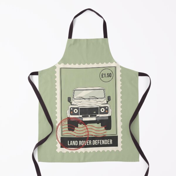 Item preview, Land Rover Defender Classic Off-Road Vintage Postage Stamp Art designed and sold by Motorline44.