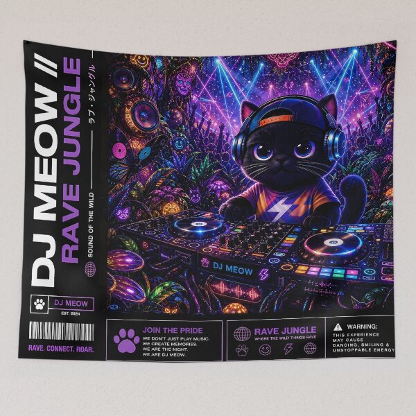 Item preview, Rave Jungle: Sound of the Wild designed and sold by CataosMeow.