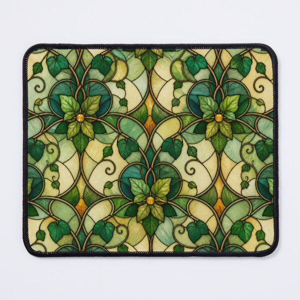 Item preview, Emerald Ivy Stained Glass Pattern designed and sold by Dresut.