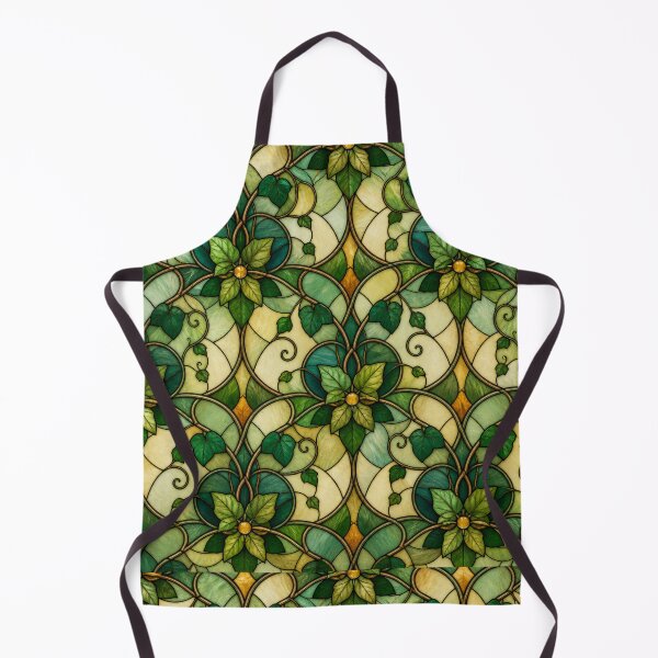 Item preview, Emerald Ivy Stained Glass Pattern designed and sold by Dresut.