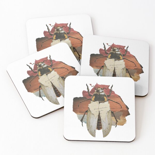 Item preview, The Metamorphosis – Kafka | Literary Collage Art Print | Beetle Insect Book Poster designed and sold by OzzFrequency.