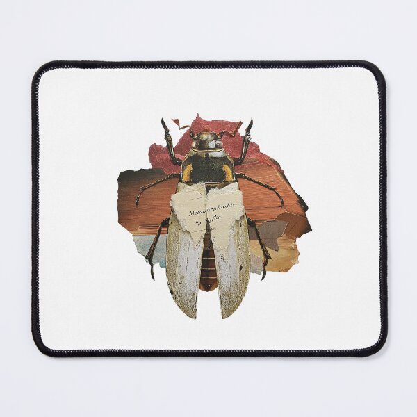 Item preview, The Metamorphosis – Kafka | Literary Collage Art Print | Beetle Insect Book Poster designed and sold by OzzFrequency.
