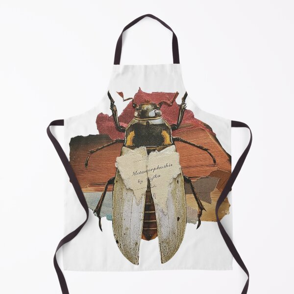 Item preview, The Metamorphosis – Kafka | Literary Collage Art Print | Beetle Insect Book Poster designed and sold by OzzFrequency.