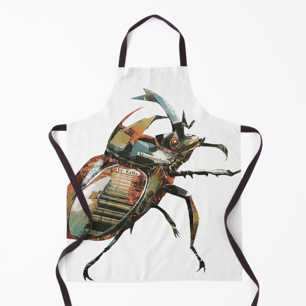 Item preview, The Metamorphosis – Kafka | Literary Collage Art Print | Beetle Insect Book Poster designed and sold by OzzFrequency.