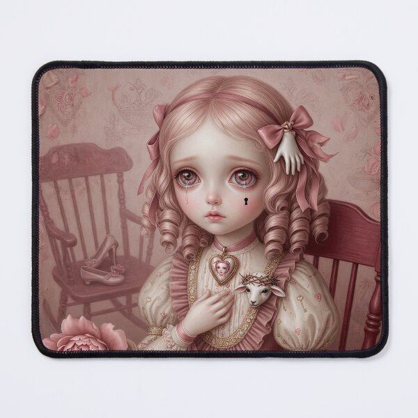 Item preview, The Ritual of Small Things| Vintage Soft Surrealism, Lowbrow Art, Pale Pink Aesthetic designed and sold by Piagor.