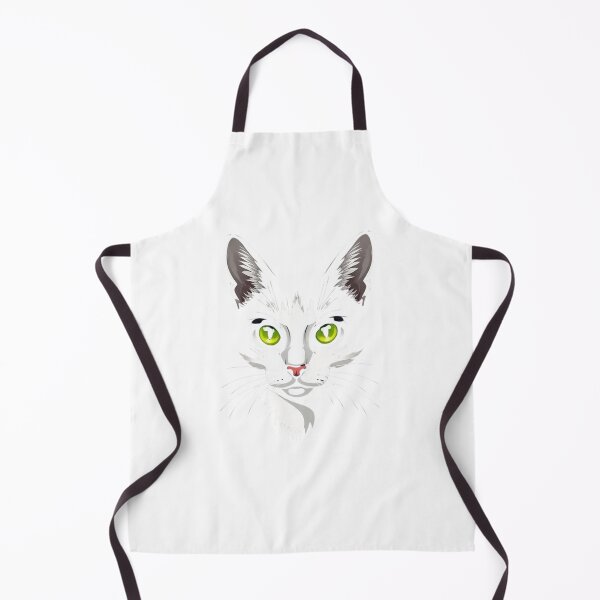 Item preview, Gato esmoquin blanco y negro con llamativos ojos verdes. designed and sold by Pani Kara.
