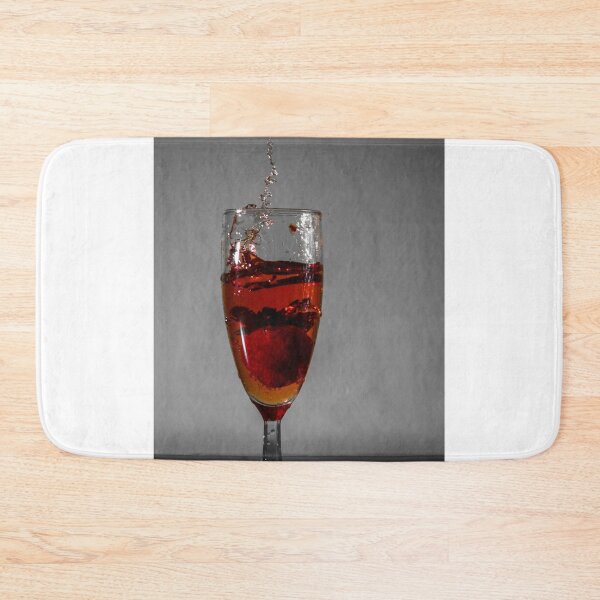 Item preview, Red Beverage Splash in Wine Glass Frozen Motion Dramatic Drink Pour High-Speed Photography designed and sold by Nmallia.
