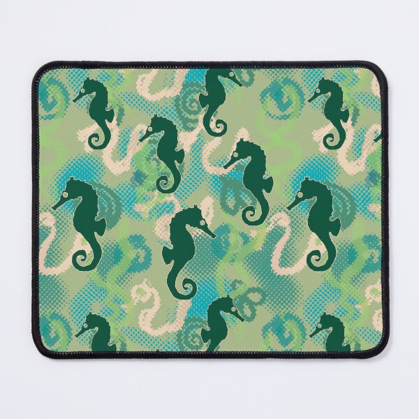 Item preview, Sea Horse on Moss Green designed and sold by TerryFarrow4.