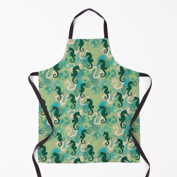 Item preview, Sea Horse on Moss Green designed and sold by TerryFarrow4.