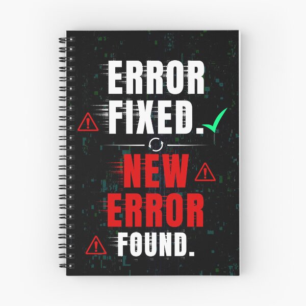 Aperçu de l'œuvre Erreur corrigée. Nouvelle erreur trouvée. Humour comptable et d'audit. créée et vendue par FCA SIR MERCH .