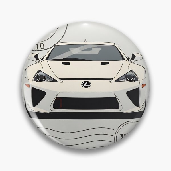 Item preview, Lexus LFA V10 Japanese Supercar Vintage Postage Stamp Art designed and sold by Motorline44.