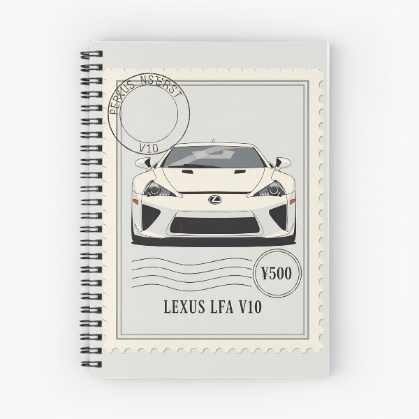 Item preview, Lexus LFA V10 Japanese Supercar Vintage Postage Stamp Art designed and sold by Motorline44.