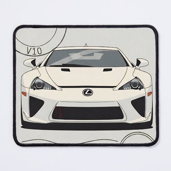 Item preview, Lexus LFA V10 Japanese Supercar Vintage Postage Stamp Art designed and sold by Motorline44.