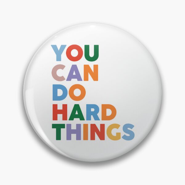 Item preview, You Can Do Hard Things Motivational Quote designed and sold by Love Between Pages.