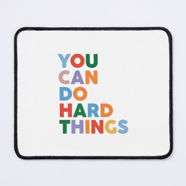 Item preview, You Can Do Hard Things Motivational Quote designed and sold by Love Between Pages.