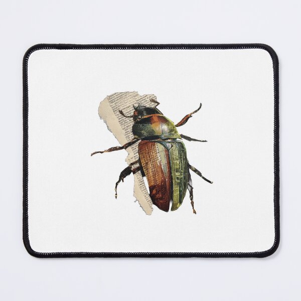 Item preview, The Metamorphosis – Kafka | Literary Collage Art Print | Beetle Insect Book Poster designed and sold by OzzFrequency.
