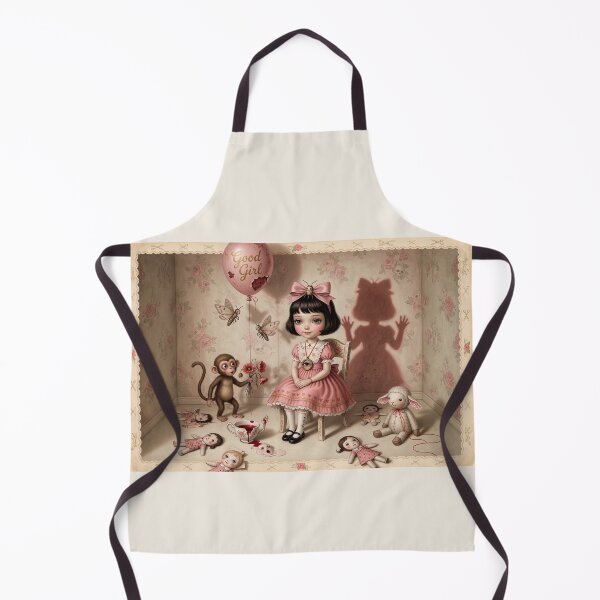 Item preview, Good Girl | Vintage Soft Surrealism, Lowbrow Art, Pale Pink Aesthetic designed and sold by Piagor.