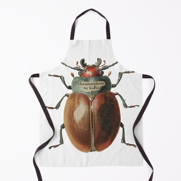 Item preview, The Metamorphosis – Kafka | Literary Collage Art Print | Beetle Insect Book Poster designed and sold by OzzFrequency.