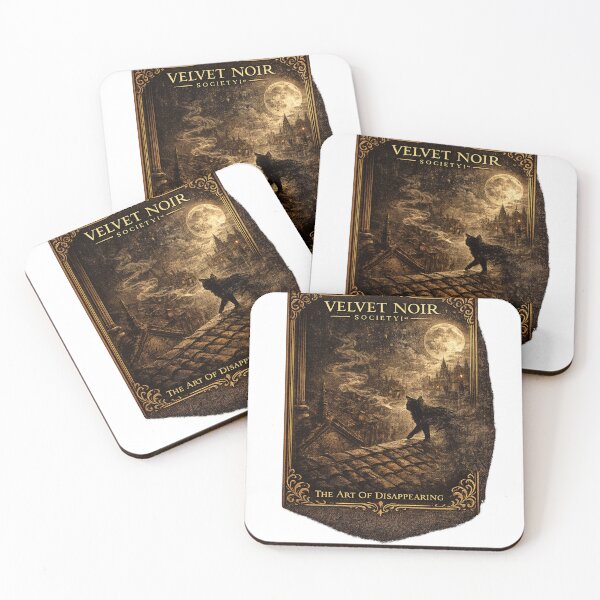 Item preview, Velvet Noir Society – The Art Of Disappearing Gothic Black Cat Artwork designed and sold by DailyTrendFinds.