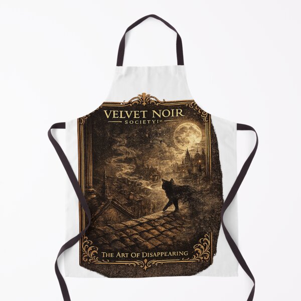 Item preview, Velvet Noir Society – The Art Of Disappearing Gothic Black Cat Artwork designed and sold by DailyTrendFinds.