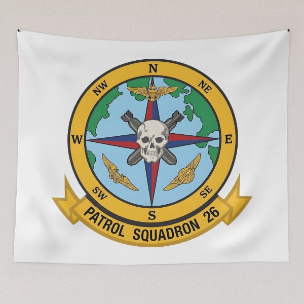 Item preview, Official Insignia of U.S. Navy Patrol Squadron 26 (VP-26) "Tridents" designed and sold by CharlieDesings.