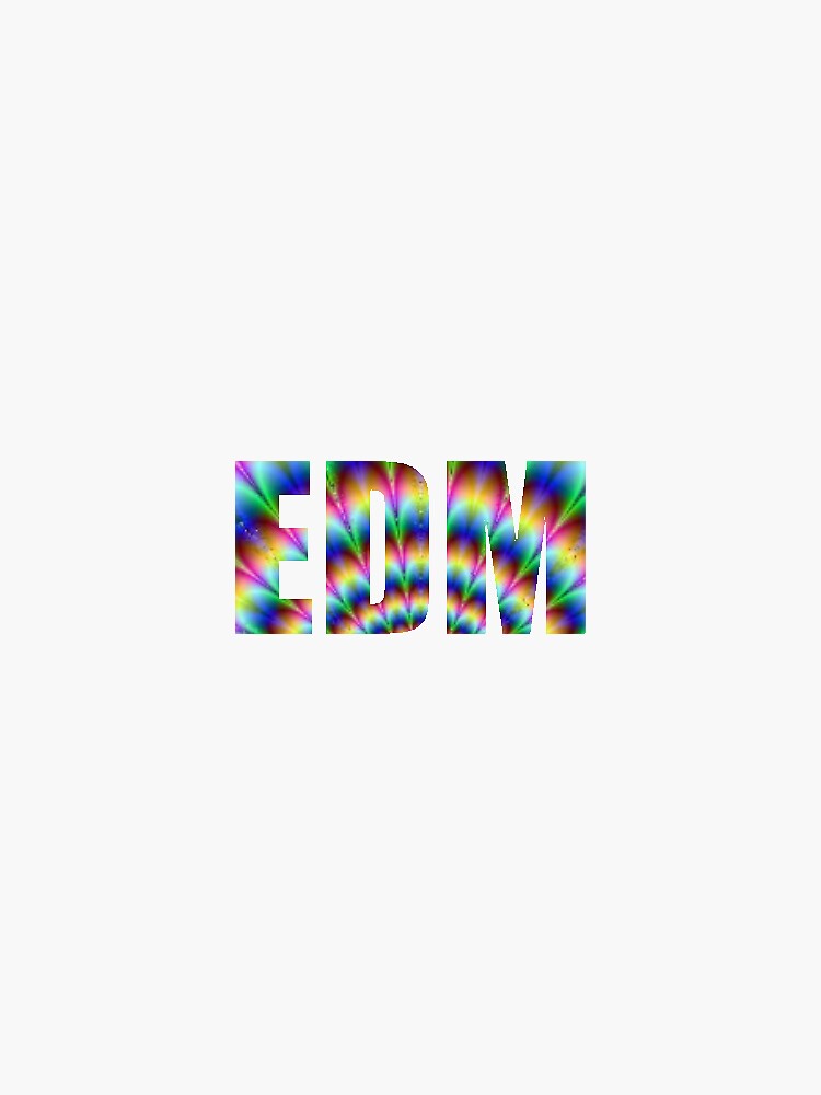Thumbnail 3 von 3, Sticker, EDM Aufkleber designt und verkauft von abby1025.