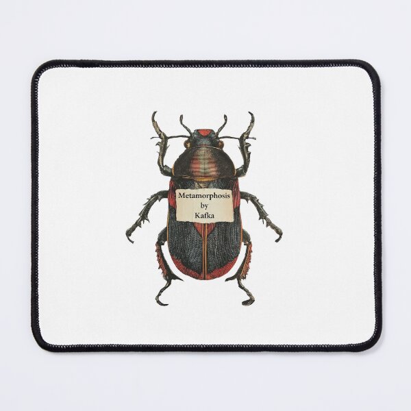 Item preview, The Metamorphosis – Kafka | Literary Collage Art Print | Beetle Insect Book Poster designed and sold by OzzFrequency.