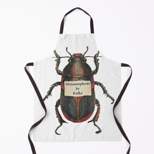 Item preview, The Metamorphosis – Kafka | Literary Collage Art Print | Beetle Insect Book Poster designed and sold by OzzFrequency.