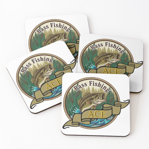 Item preview, Bass Fishing Ace, fishing illustration, t-shirt, sticker, and other items. designed and sold by Art-Horizon.