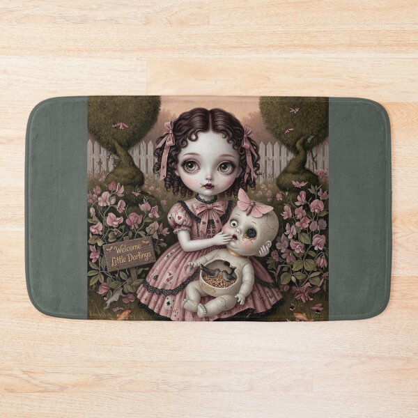 Item preview, Welcome Little Darlings | Vintage Soft Surrealism, Lowbrow Art, Pale Pink Aesthetic designed and sold by Piagor.