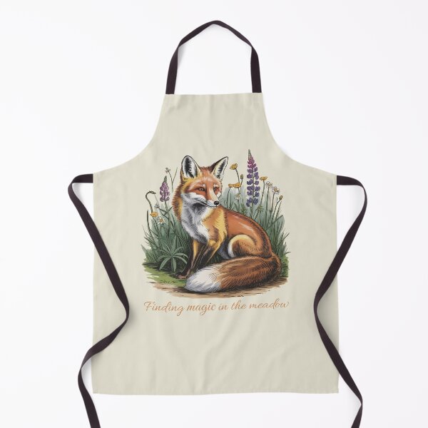 Item preview, Finding Magic In The Meadow Vintage Fox Floral Illustration designed and sold by AlexandraSand.