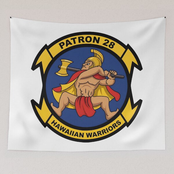 Item preview, Official Insignia of U.S. Navy Patrol Squadron 28 (VP-28) "Hawaiian Warriors" designed and sold by CharlieDesings.